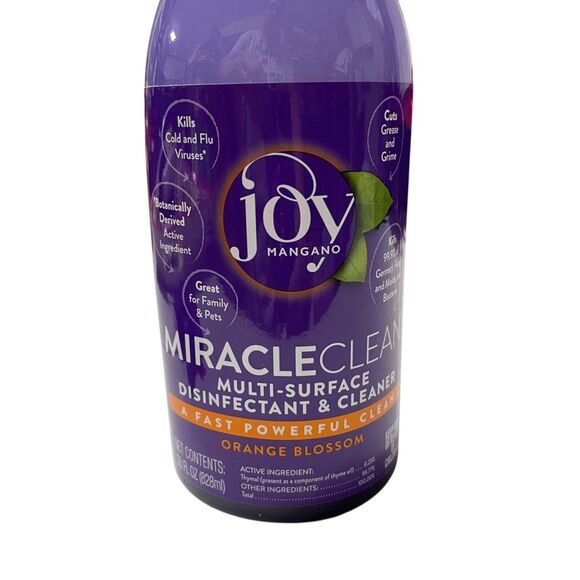 Joy Mangano Miracle Clean Orange Blossom 28 Fl oz Multi Surface NEW - Picture 2 of 6